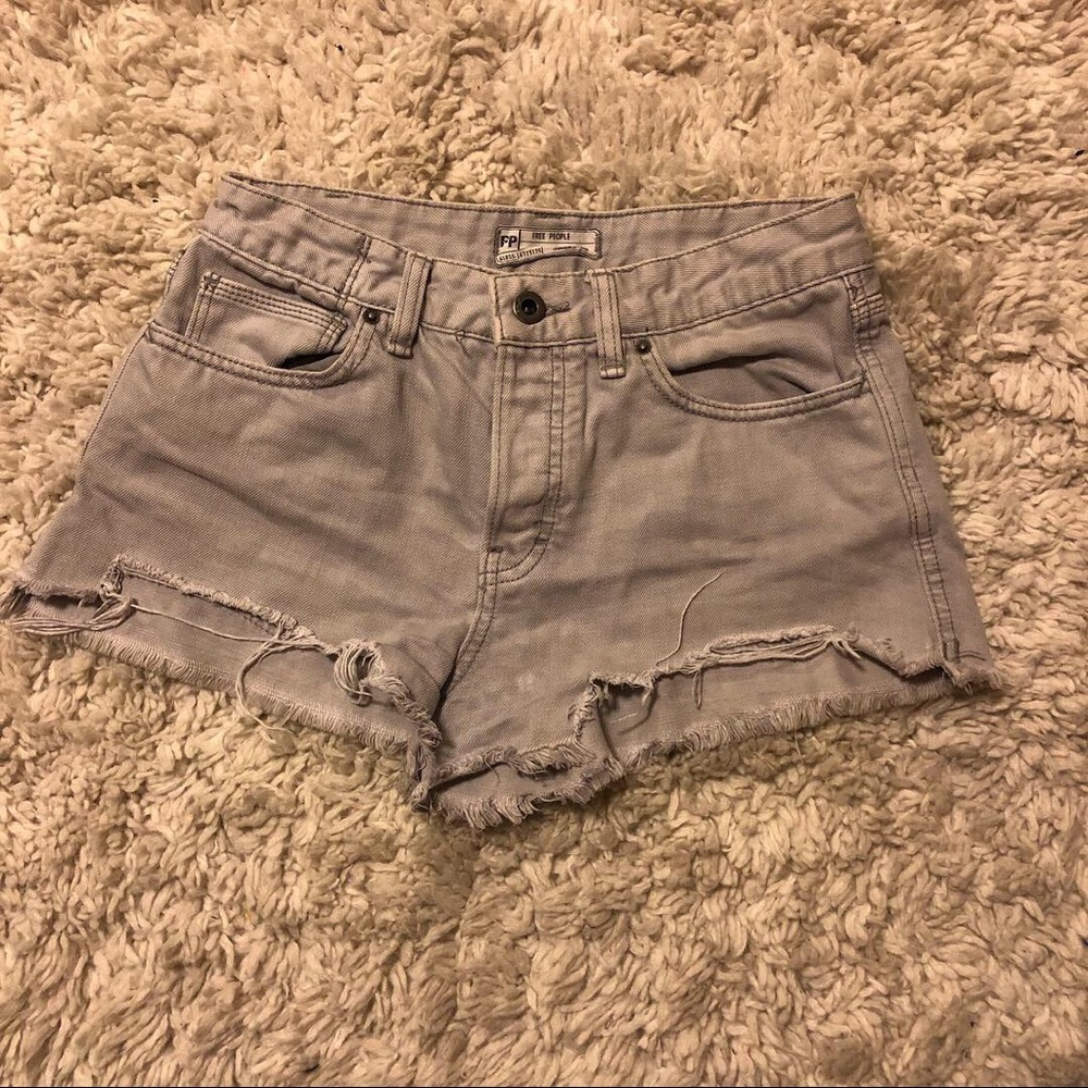 Free people distressed shorts